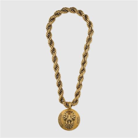 gucci hercules necklace|Gucci necklace cheap.